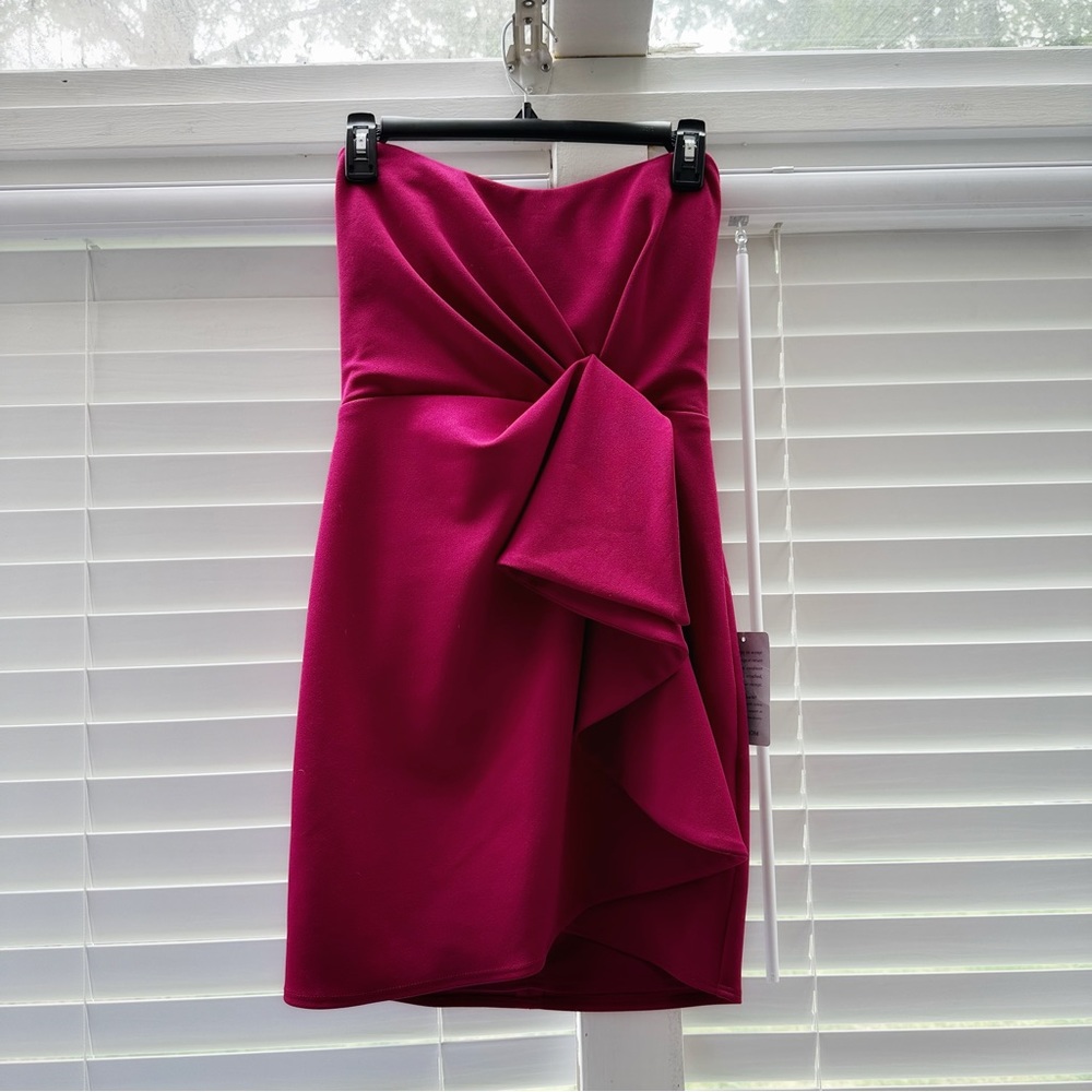 KATIE MAY strapless dress